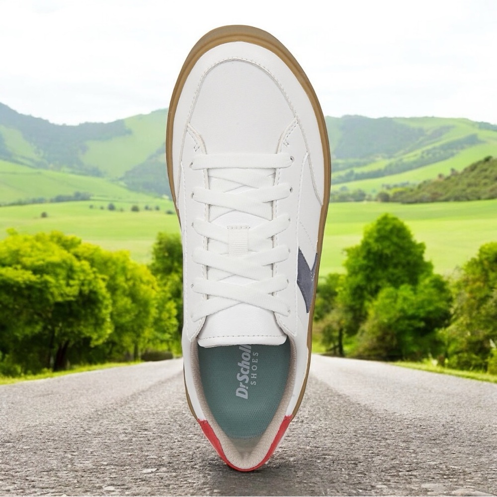 Dr. Scholl's White and Tan Women's Sneakers • Brand new, in original packaging. - Picture 7 of 12
